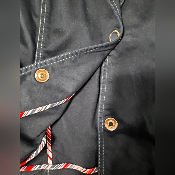 Spanner Black Cotton Blazer Jacket - Picture 7 of 8